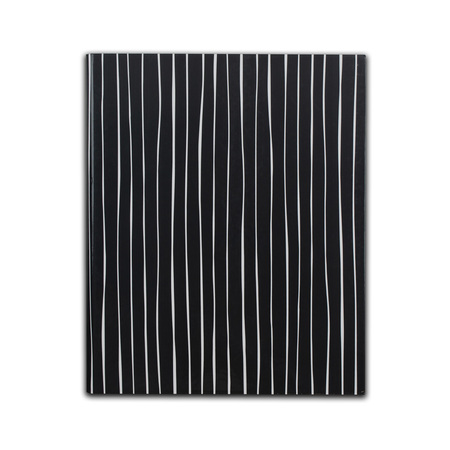 C-LINE PRODUCTS Professional Hardbound Notebook, Charcoal And White Stripes, PK16 24100-CT